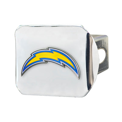 NFL - Los Angeles Chargers Color on Chrome Hitch Cover