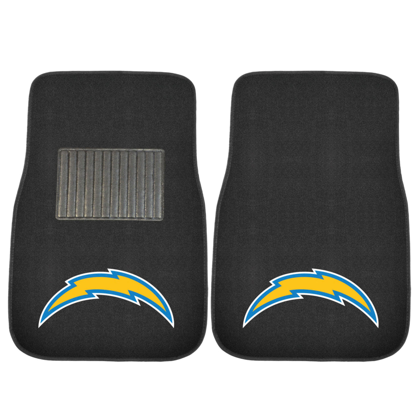 NFL - Los Angeles Chargers 2-pc Embroidered Car Mat Set
