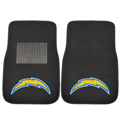 NFL - Los Angeles Chargers 2-pc Embroidered Car Mat Set
