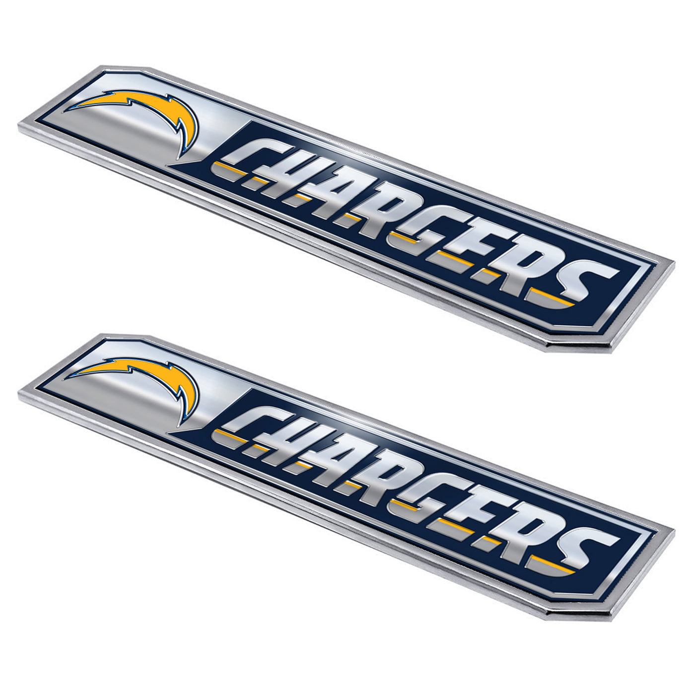 NFL - Los Angeles Chargers Embossed Truck Emblem 2-pk