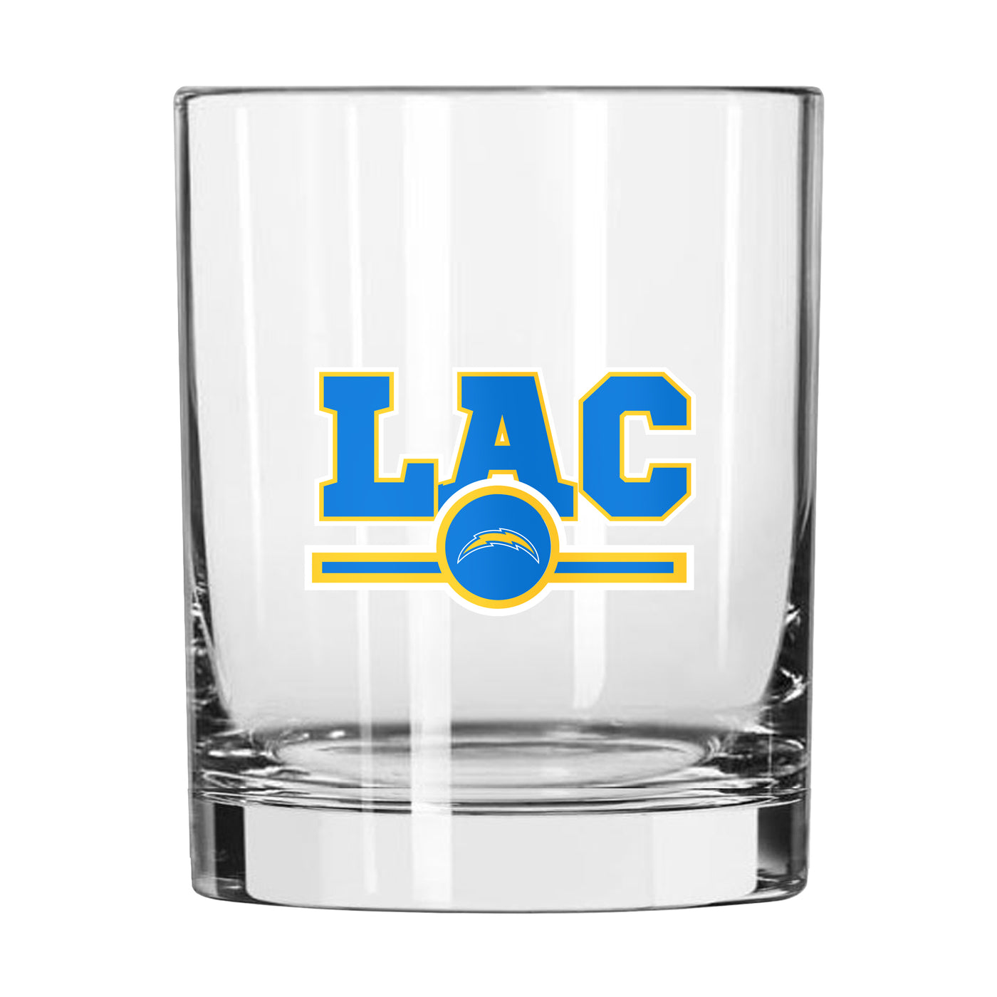 Los Angeles Chargers 14oz Letterman Rock Glass
