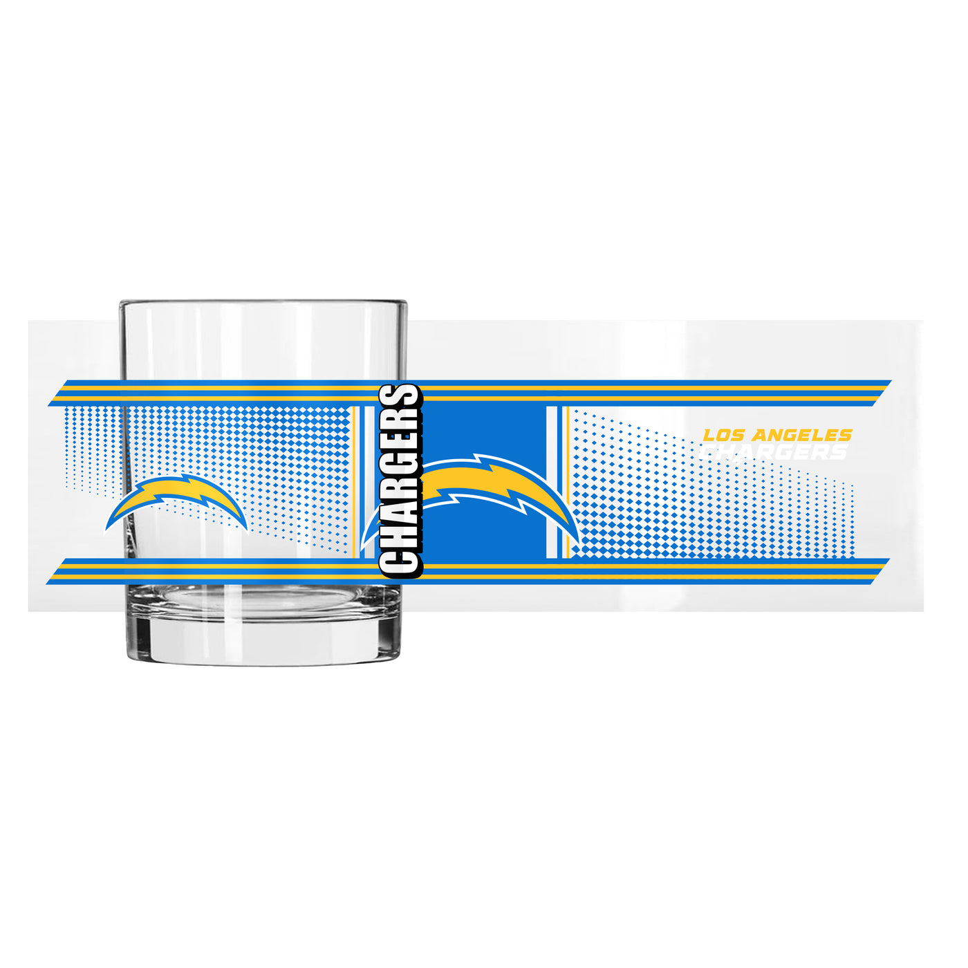 LA Chargers 14oz Hero Rocks Glass