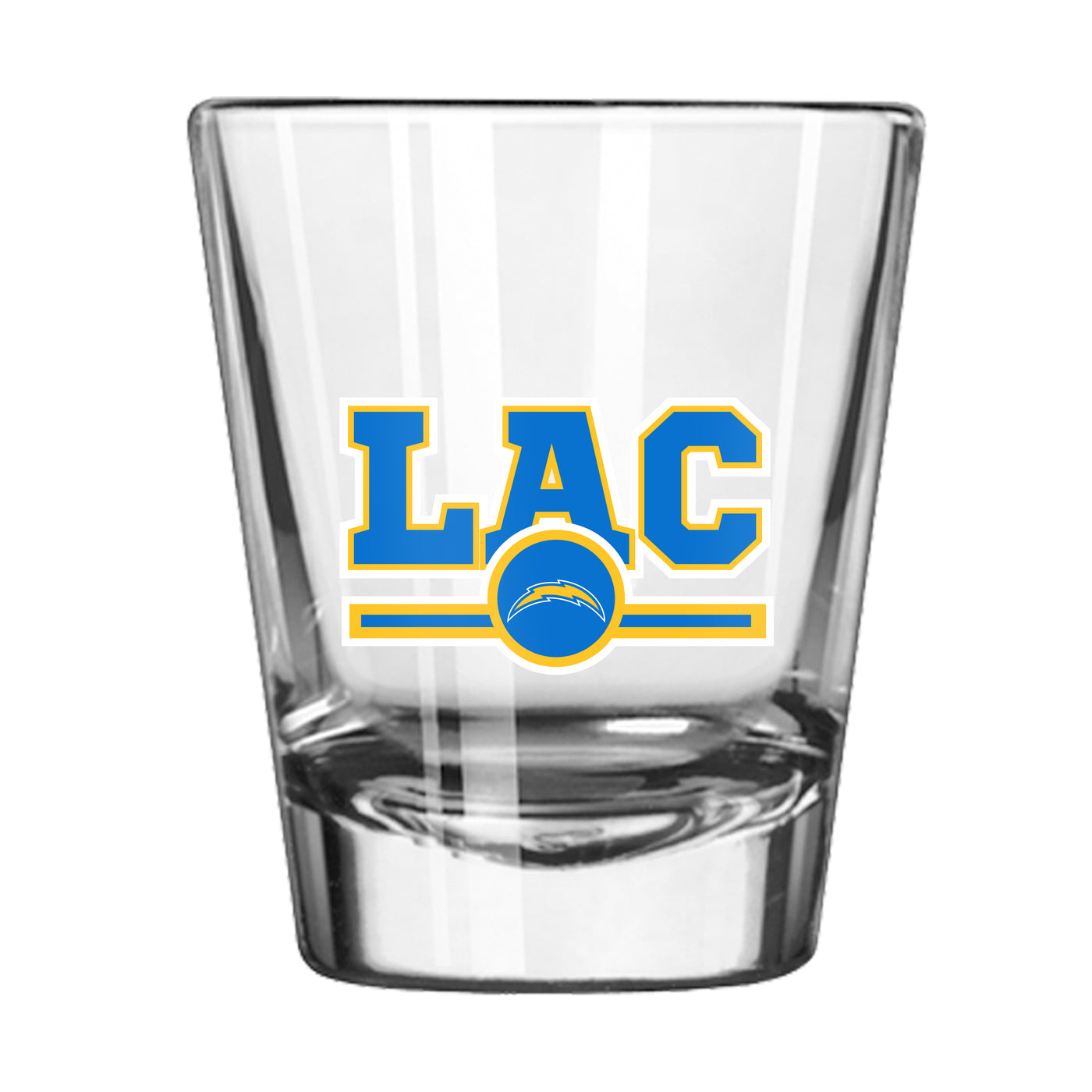 LA Chargers 2oz Letterman Shot Glass