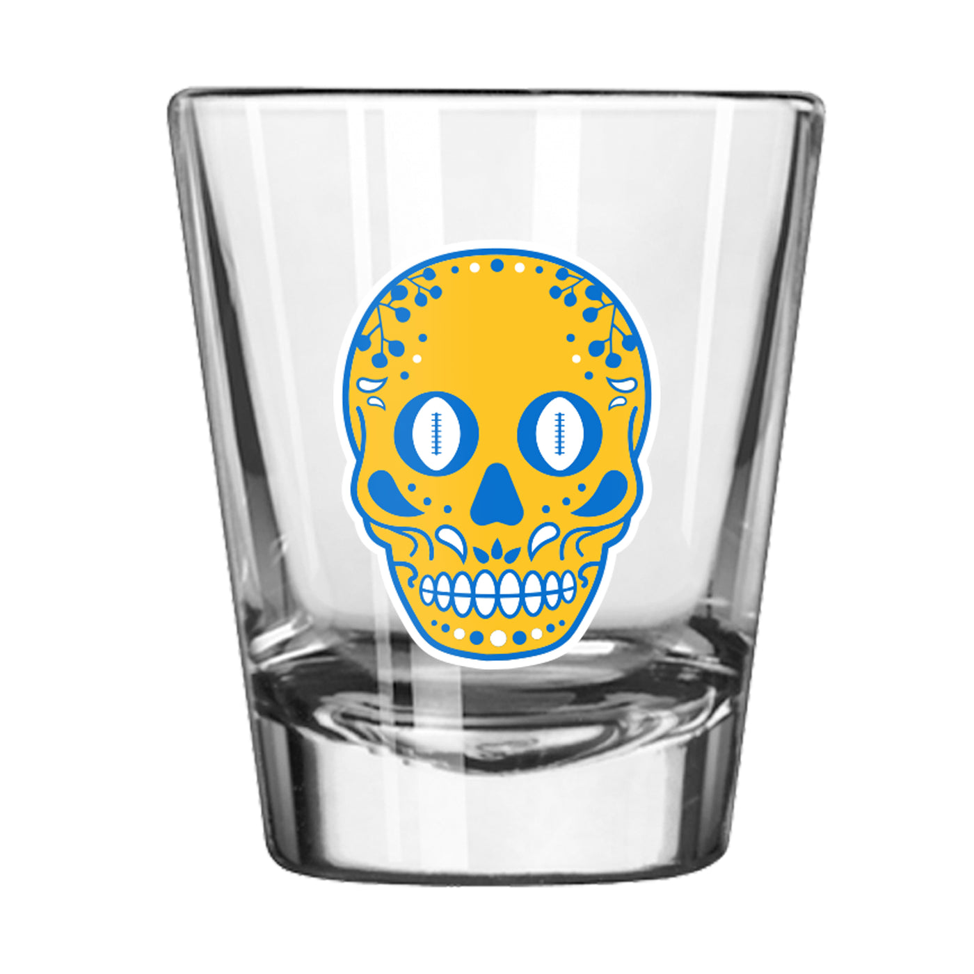 Los Angeles Chargers 2oz Sugar Skull Shot Glass
