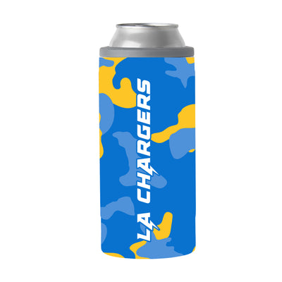 LA Chargers Camo Swagger 12oz Slim Can Coolie