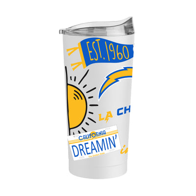 LA Chargers 20oz Native Powder Coat Tumbler