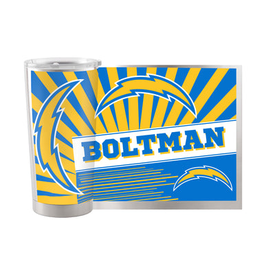 Los Angeles Chargers 20oz Mascot Stainless Steel Tumbler