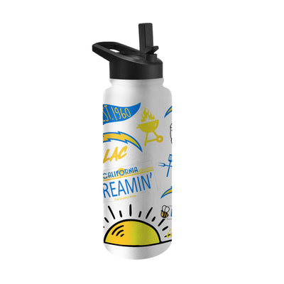 LA Chargers 34oz Native Quencher Bottle