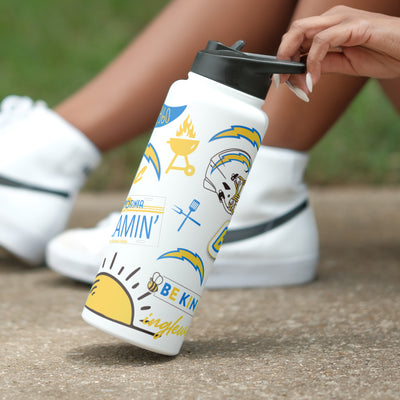 LA Chargers 34oz Native Quencher Bottle