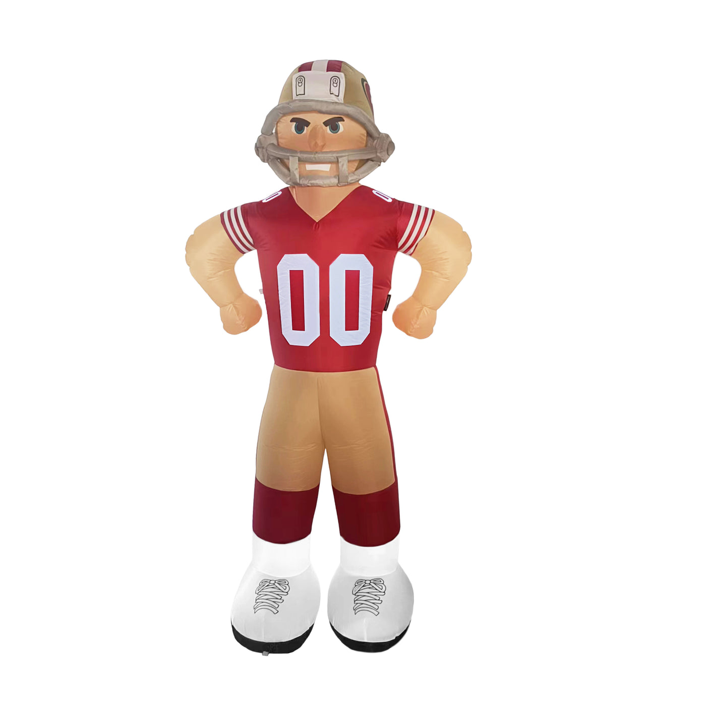 San Francisco 49ers 7ft Yard Inflatable Player - Logo Brands