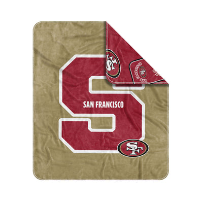 San Francisco 49ers Dream Weave Throw 50x60
