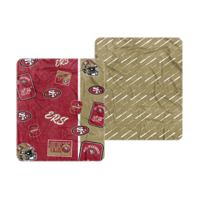 San Francisco 49ers Dream Weave Throw 50x60