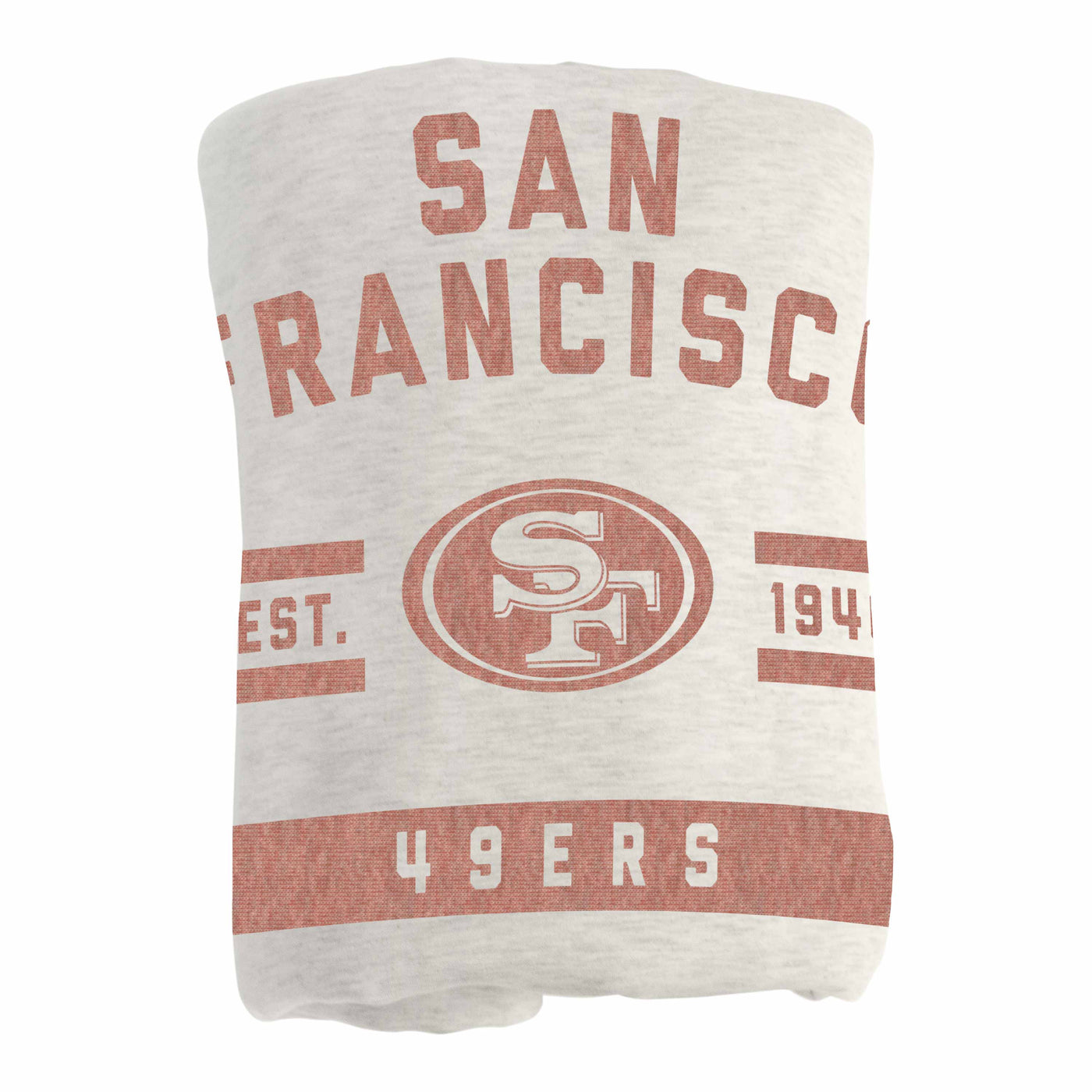 San Francisco 49ers Oatmeal Sweatshirt Blanket