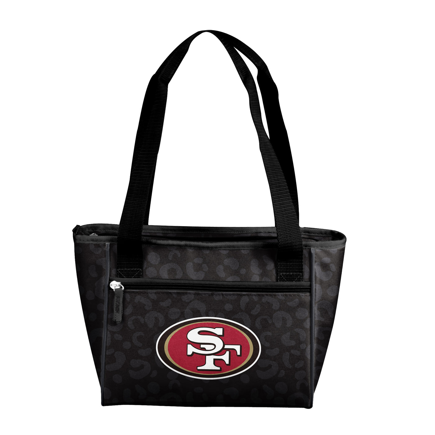 San Francisco 49ers Leopard Print 16 Can Cooler Tote