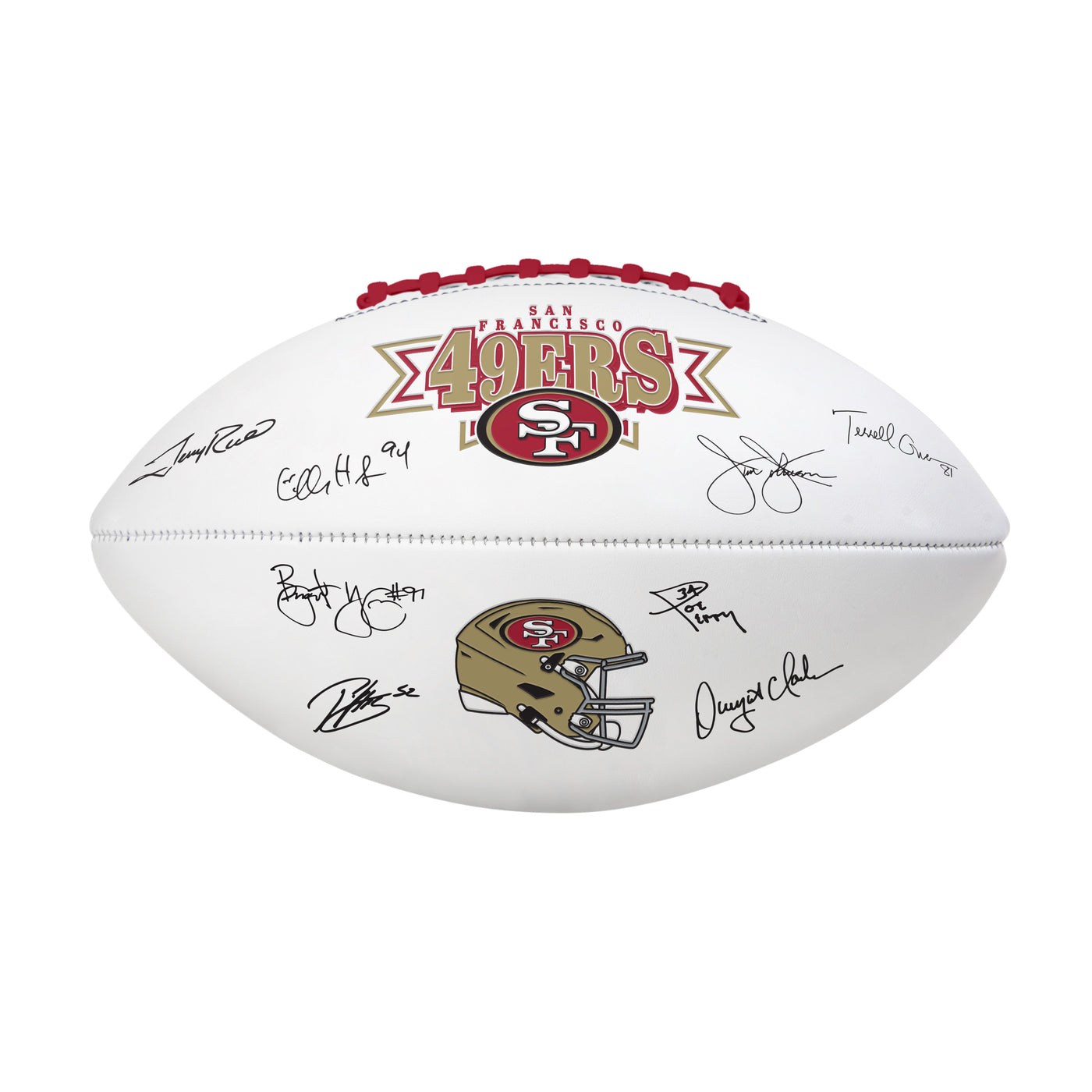 San Francisco 49ers Autograph Signature Football