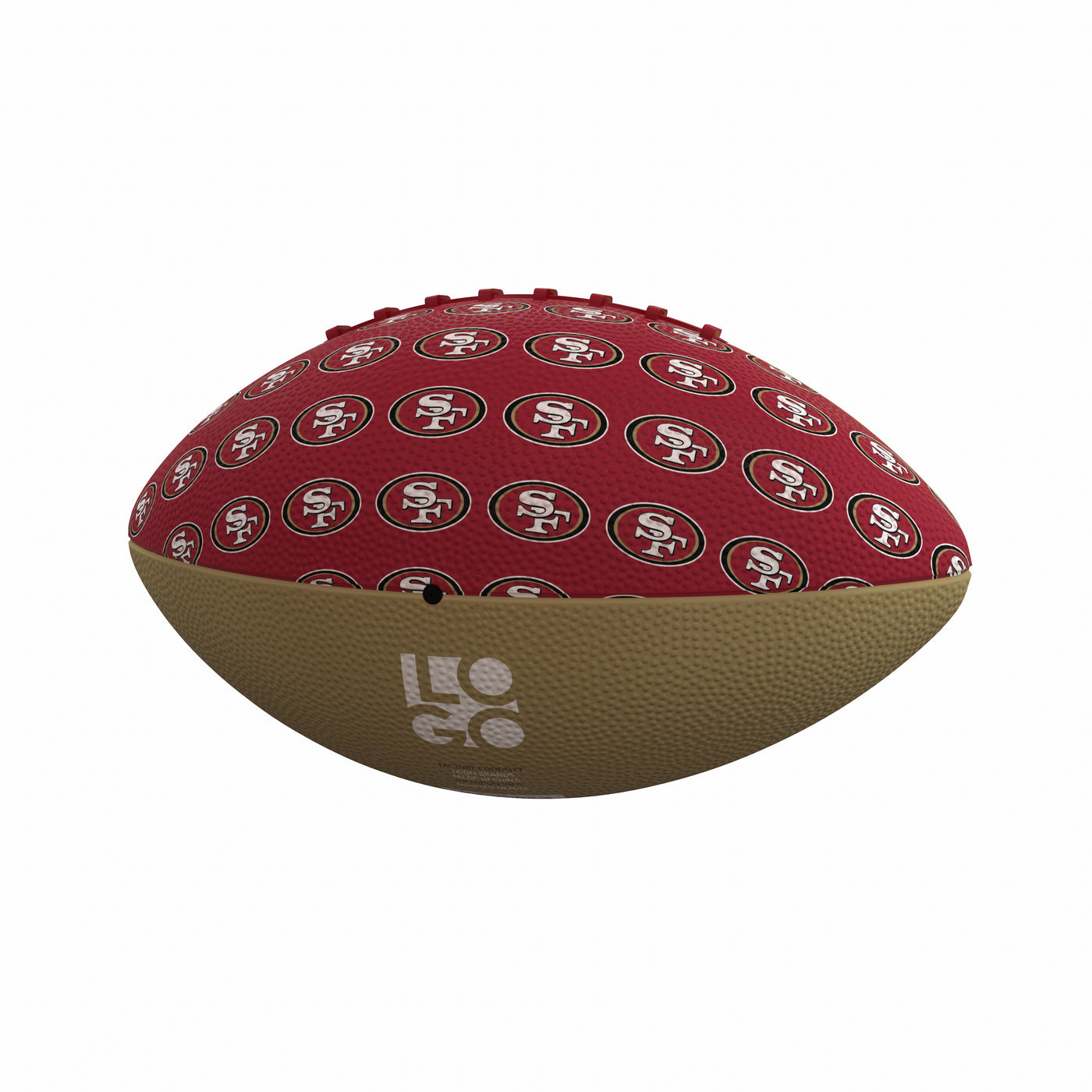 San Francisco 49ers Mini Size Rubber Footballl