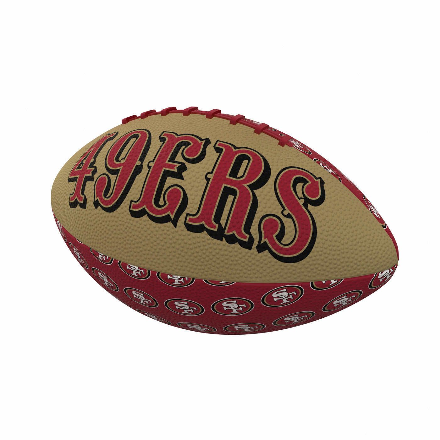 San Francisco 49ers Mini Size Rubber Footballl