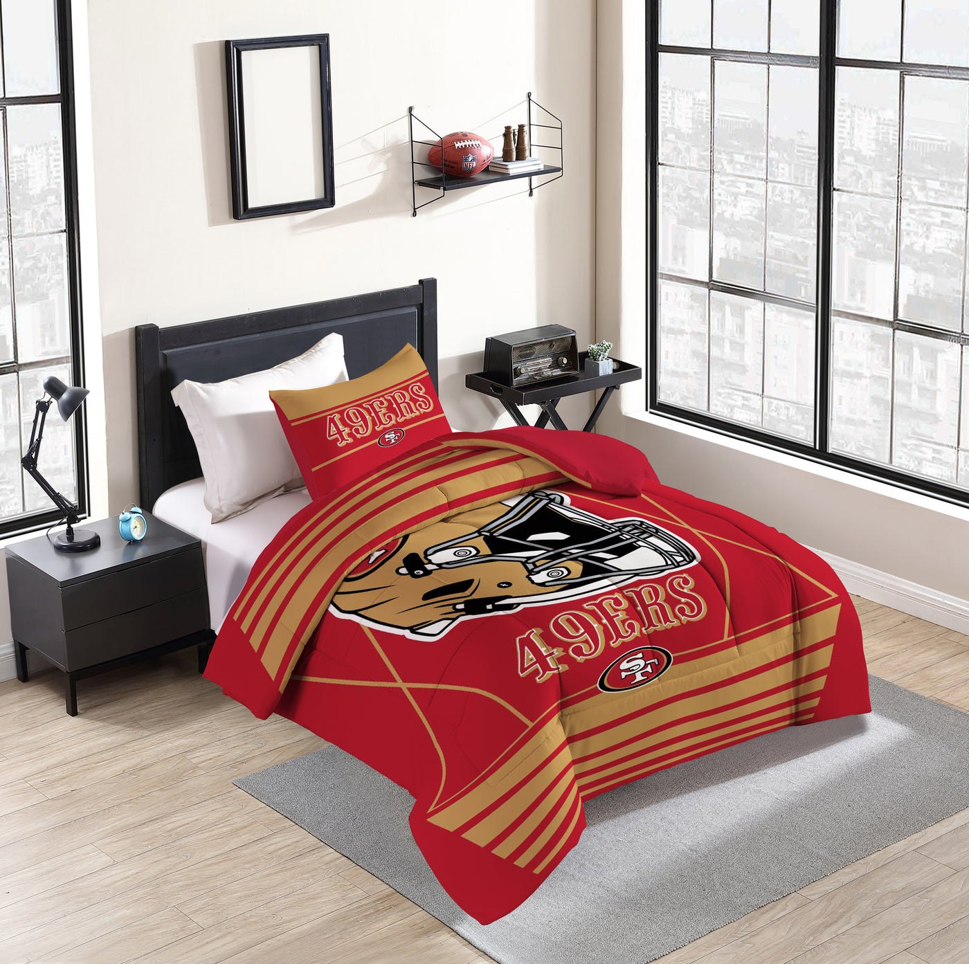 San Francisco 49ers Crosser Comforter Set Twin