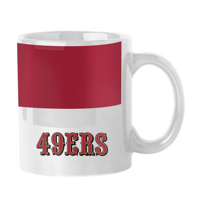 San Francisco 49ers 11oz Colorblock Sublimated Mug