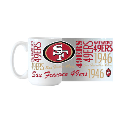 San Francisco 49ers 15oz Spirit Sublimated Mug
