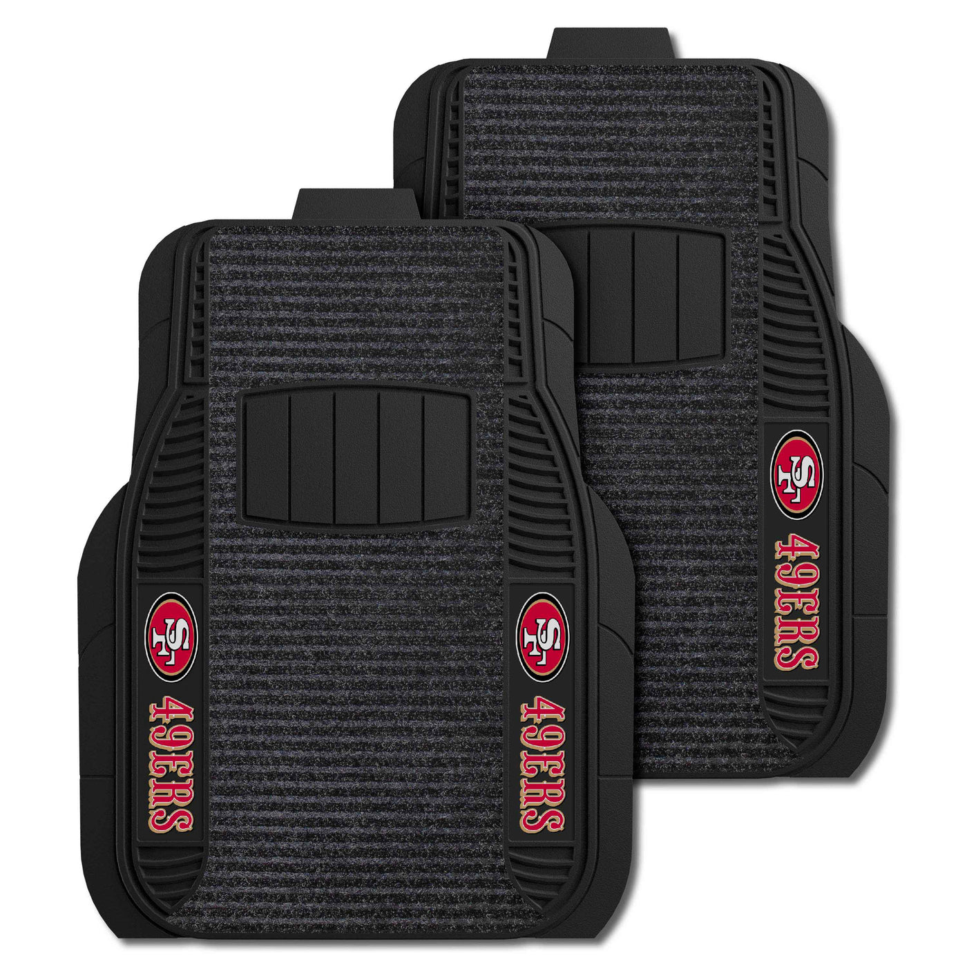 NFL - San Francisco 49ers 2-pc Deluxe Car Mat Set