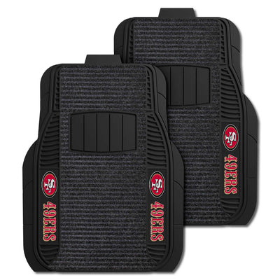 NFL - San Francisco 49ers 2-pc Deluxe Car Mat Set