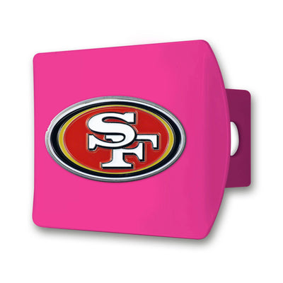 NFL - San Francisco 49ers Color on Pink Hitch Cover