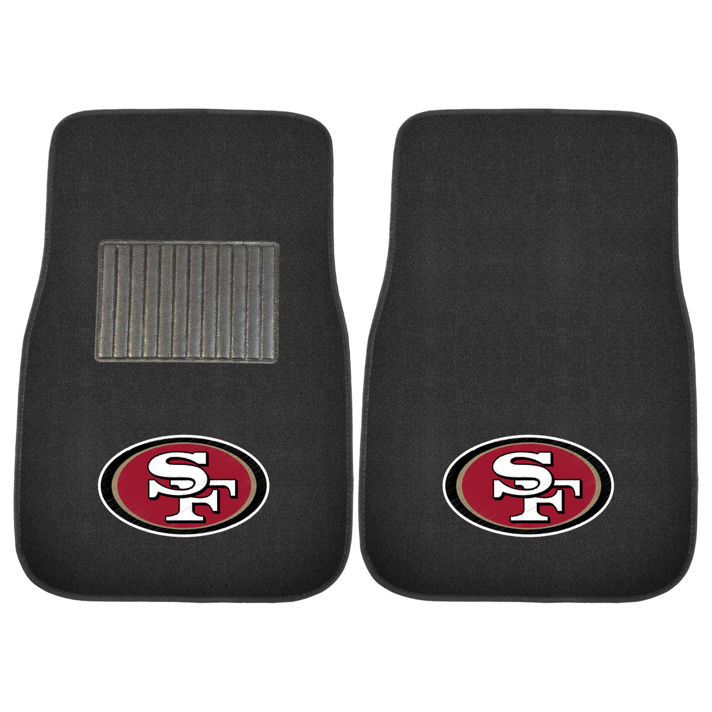 NFL - San Francisco 49ers 2-pc Embroidered Car Mat Set