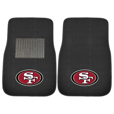 NFL - San Francisco 49ers 2-pc Embroidered Car Mat Set