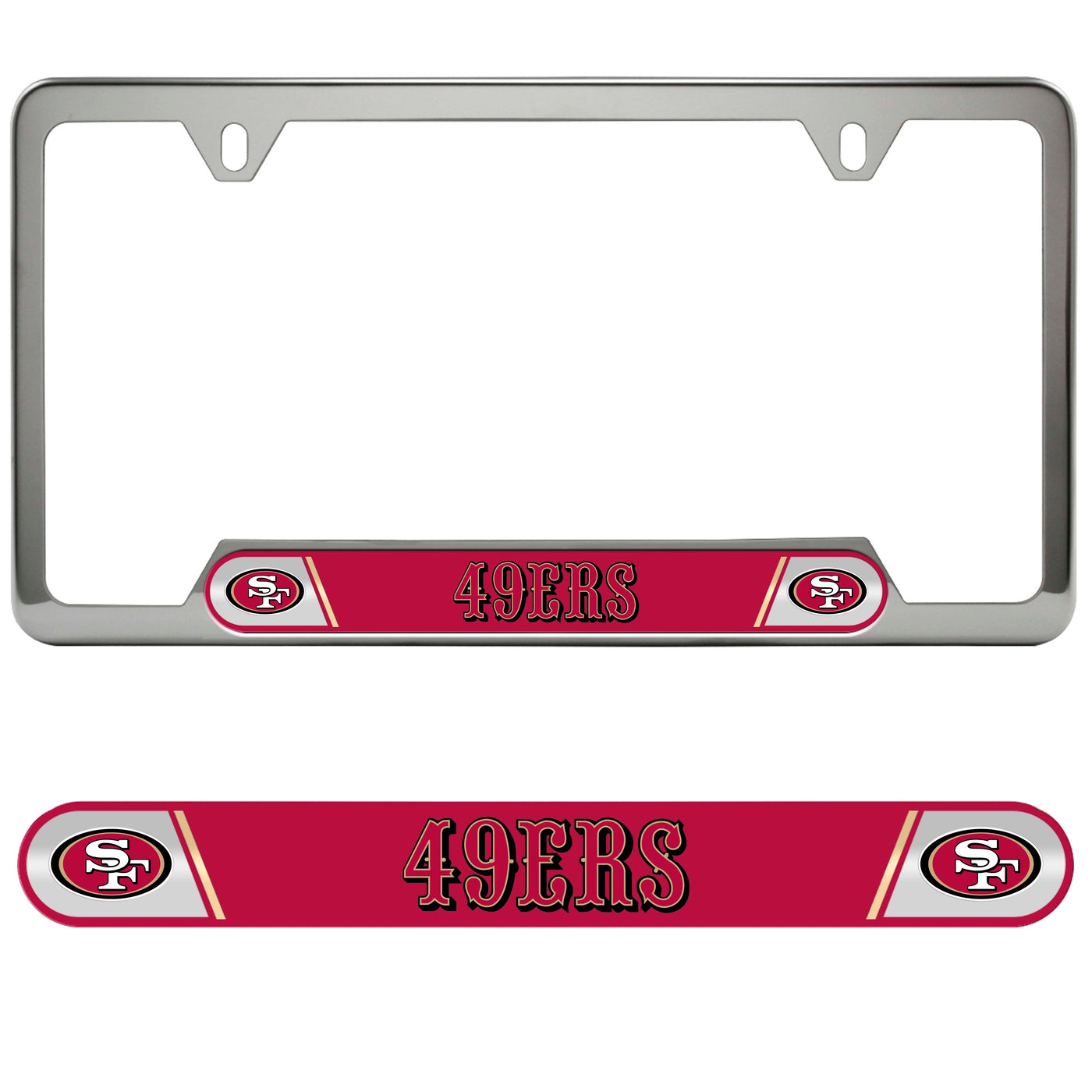 NFL - San Francisco 49ers Embossed License Plate Frame