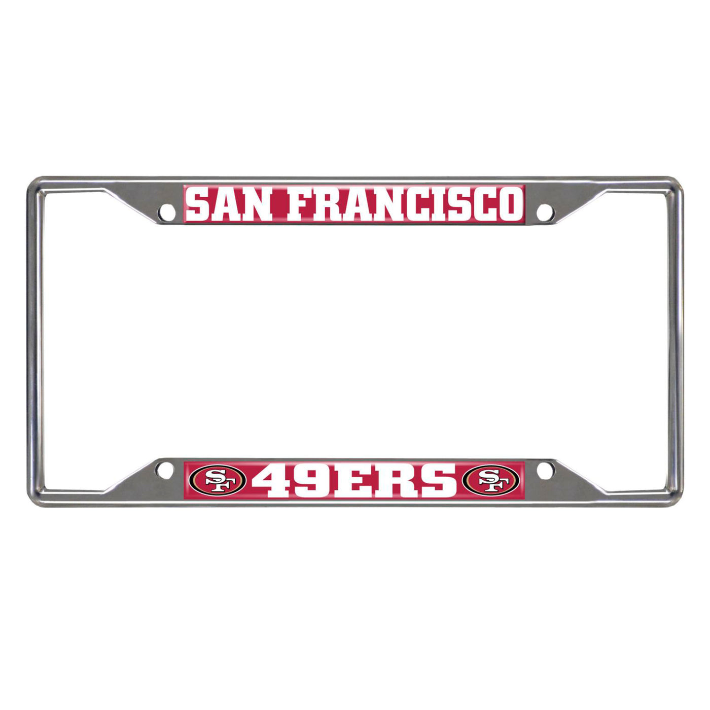 NFL - San Francisco 49ers Chrome License Plate Frame