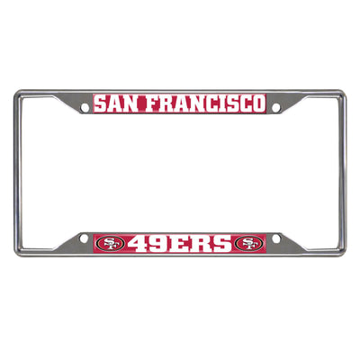 NFL - San Francisco 49ers Chrome License Plate Frame