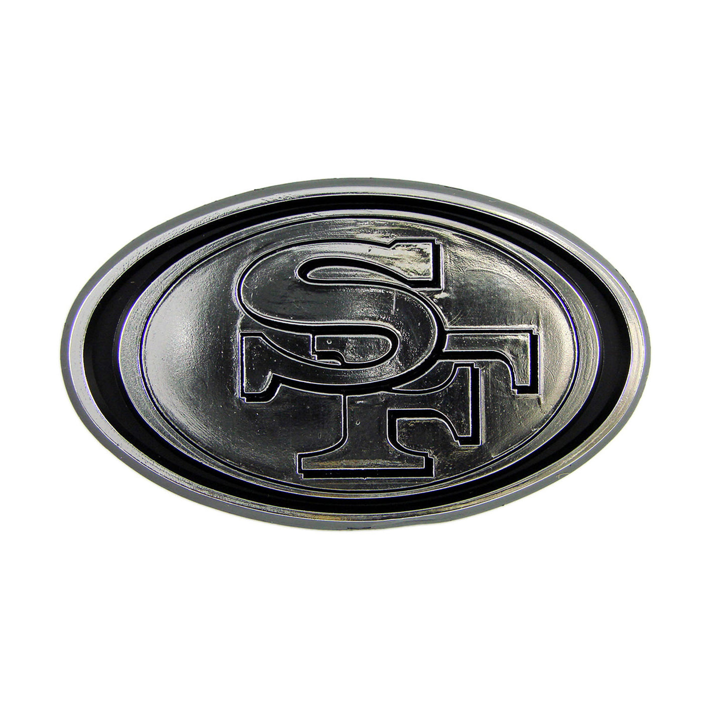 NFL - San Francisco 49ers Plastic Chrome Emblem