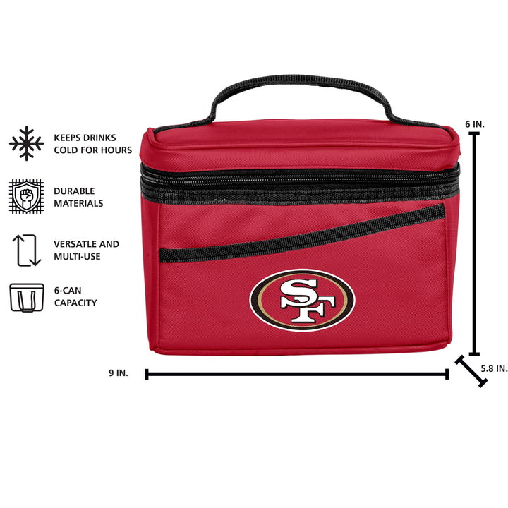 San Francisco 49ers 6 Can Flex Cooler | Logo Brands