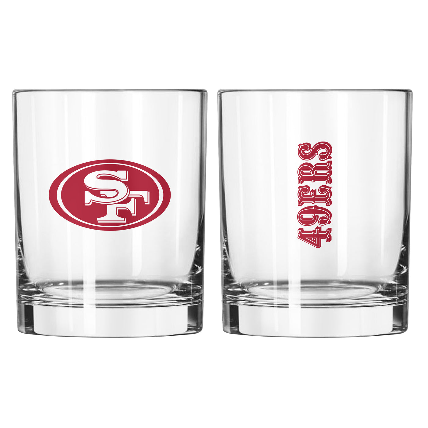 San Francisco 49ers 14oz Gameday Rocks Glass
