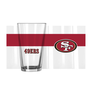 San Francisco 49ers 16oz Colorblock Pint Glass