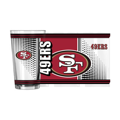 San Francisco 49ers 16oz Hero Pint Glass