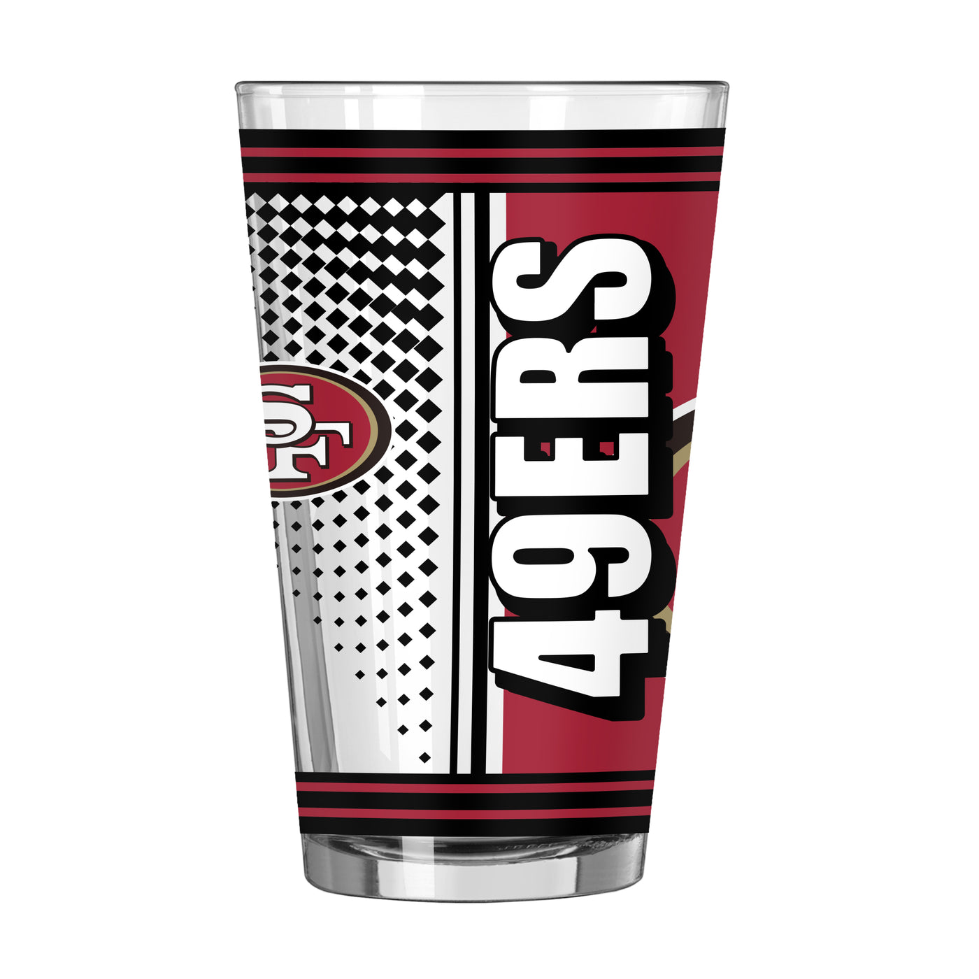 San Francisco 49ers 16oz Hero Pint Glass