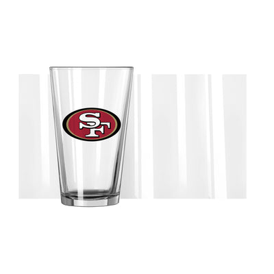 San Francisco 49ers 16oz Logo Pint Glass