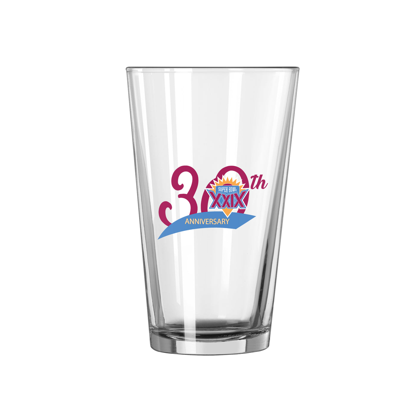 San Francisco 49ers Super Bowl XXIX 30th Anniversary 16oz Pint Glass