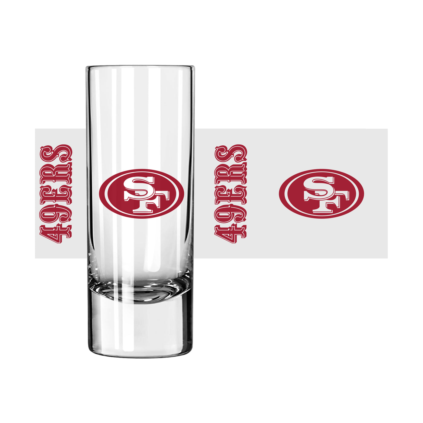 San Francisco 49ers 2.5oz Gameday Shooter Glass