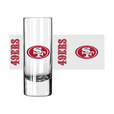 San Francisco 49ers 2.5oz Gameday Shooter Glass