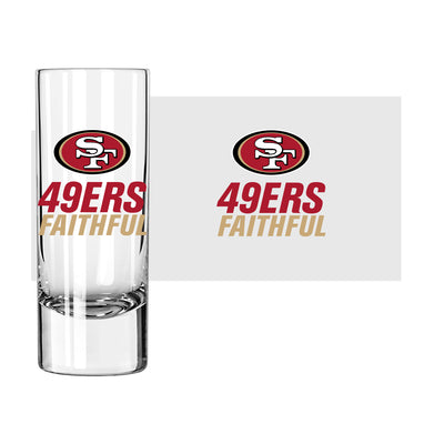 San Francisco 49ers 2.5oz Slogan Shooter Glass