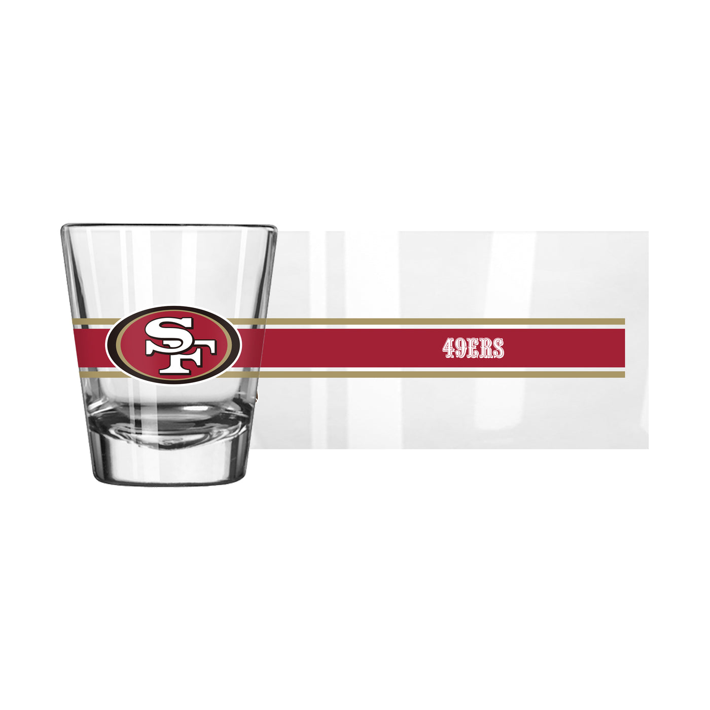 San Francisco 49ers 2oz Stripe Shot Glass