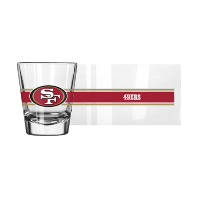 San Francisco 49ers 2oz Stripe Shot Glass