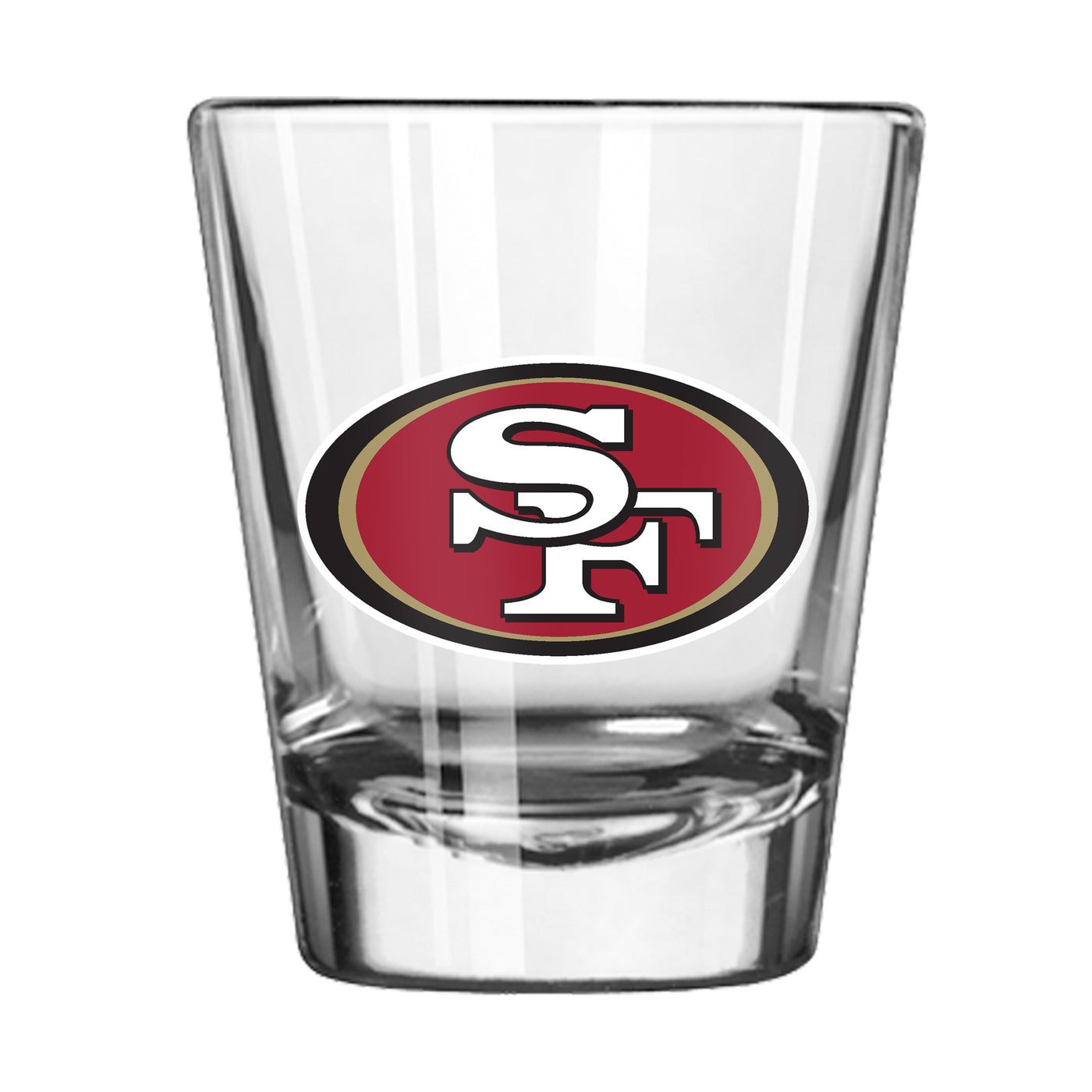 San Francisco 49ers 2oz Letterman Shot Glass