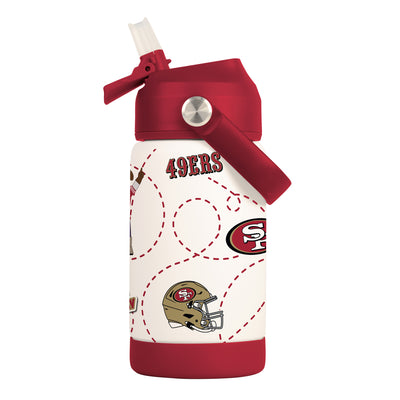 San Francisco 49ers 12oz Mascot SS Kids Bottle