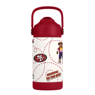 San Francisco 49ers 12oz Mascot SS Kids Bottle
