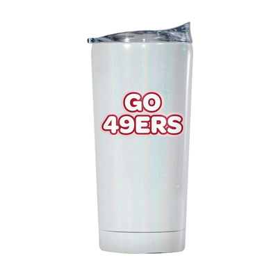 San Francisco 49ers 20oz Bubble Iridescent Tumbler
