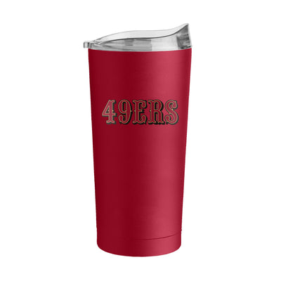 San Francisco 49ers 20oz Flipside Powder Coat Tumbler - Logo Brands